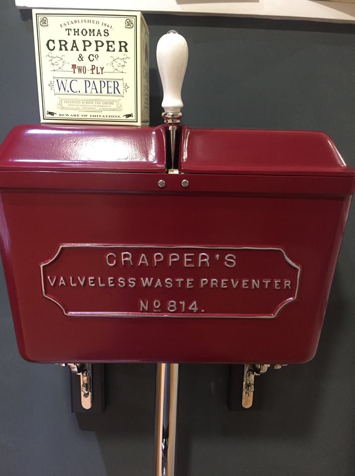 Inside Out Buxton Bathroom Thomas Crapper Toilet Cistern